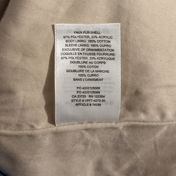 Teddy Bomber Jacket, Wilfred Free, Beige, Small - Picture 7 of 7